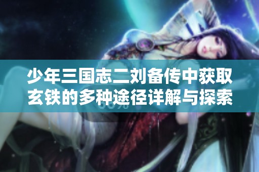 少年三国志二刘备传中获取玄铁的多种途径详解与探索