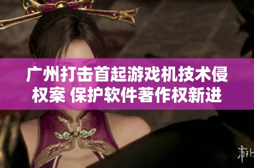 广州打击首起游戏机技术侵权案 保护软件著作权新进展