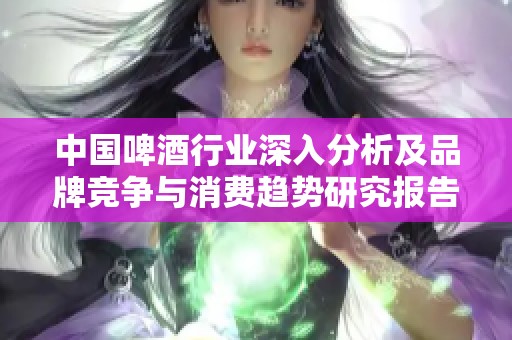 中国啤酒行业深入分析及品牌竞争与消费趋势研究报告