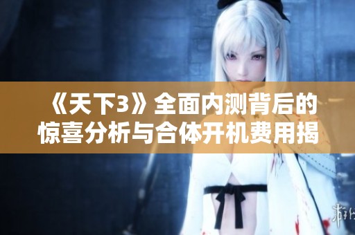 《天下3》全面内测背后的惊喜分析与合体开机费用揭秘