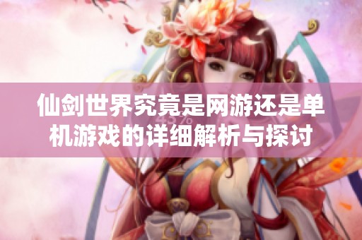 仙剑世界究竟是网游还是单机游戏的详细解析与探讨