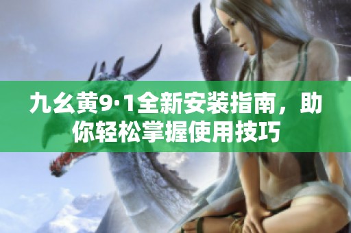 九幺黄9·1全新安装指南，助你轻松掌握使用技巧
