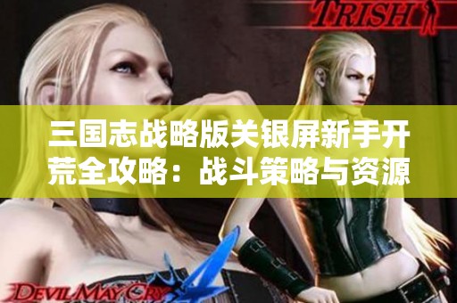三国志战略版关银屏新手开荒全攻略：战斗策略与资源获取技巧解析