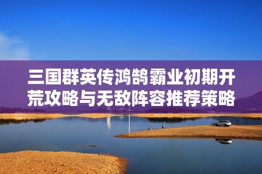 三国群英传鸿鹄霸业初期开荒攻略与无敌阵容推荐策略详解