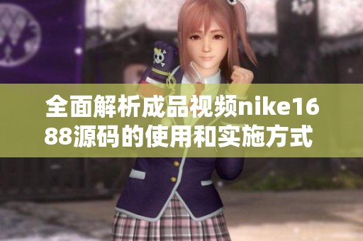 全面解析成品视频nike1688源码的使用和实施方式  