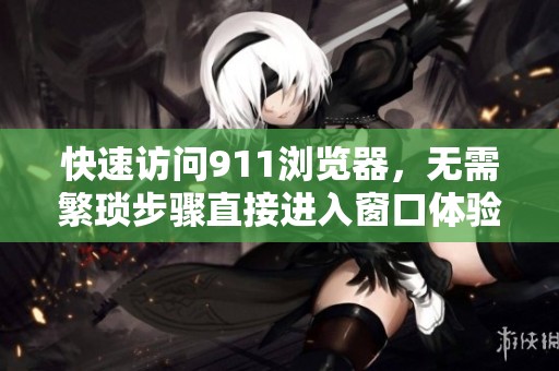 快速访问911浏览器，无需繁琐步骤直接进入窗口体验